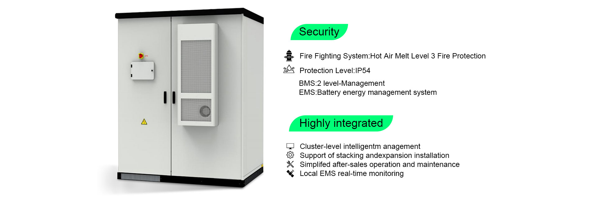 100kw/130kwh BESS Cabinet is the standard electricity spot trading solution for grid connected, where they can help relieve pressure on the grid, ensu