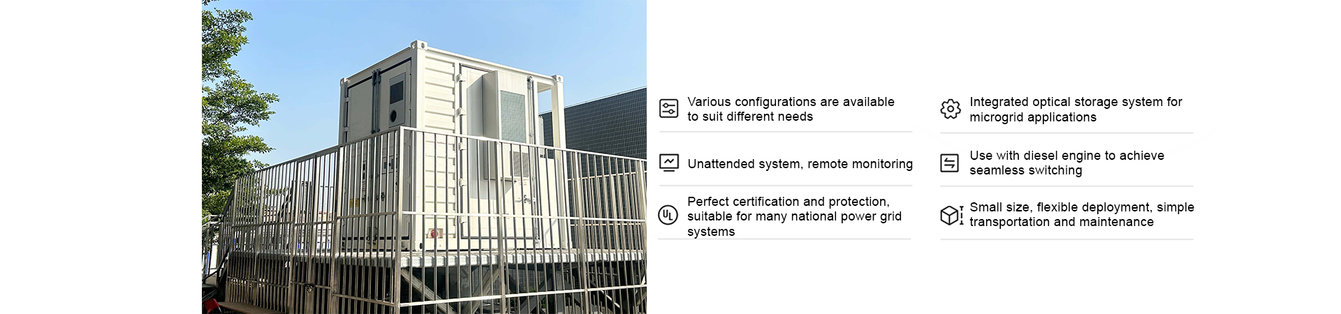 This bess cabinet adopt 1C 150Ah LFP cell, device parameters within 500kw/537kwh, air cooling thermal management system, 5*100kw of sinexcel pcs, 3lev