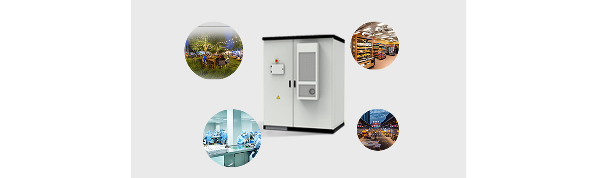 This 215kWh air cooled distributed energy storage cabinet adopts the all-in-one design, including quality battery pack, efficient BMS, high-performanc